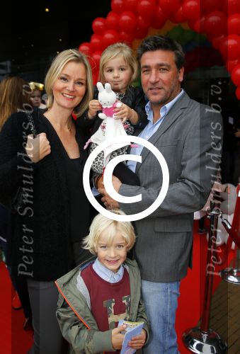 Utrecht 25 oktober 2014
Premiere Woezel en Pip in het beatrixtheater. Eric Vlieg met gezin