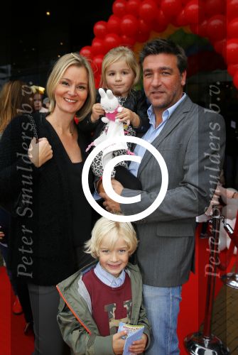Utrecht 25 oktober 2014
Premiere Woezel en Pip in het beatrixtheater. Eric Vlieg met gezin