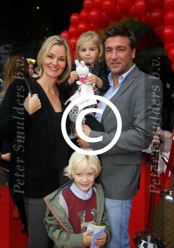 Utrecht 25 oktober 2014
Premiere Woezel en Pip in het beatrixtheater. Eric Vlieg met gezin