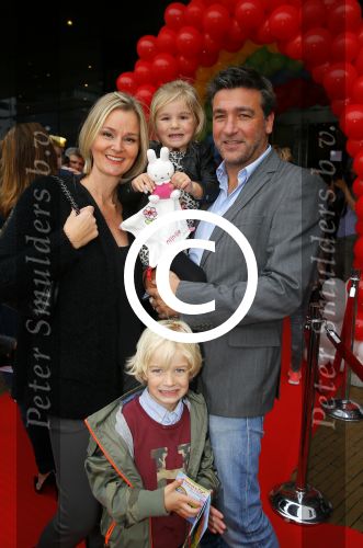 Utrecht 25 oktober 2014
Premiere Woezel en Pip in het beatrixtheater. Eric Vlieg met gezin