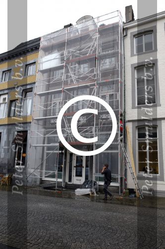Maastricht, 29 Oktober 2014
Het Gemeentehuis van Maastricht op de markt, de Gay Kroeg bij de Markt en het appratement waar Onno Hoes woont
