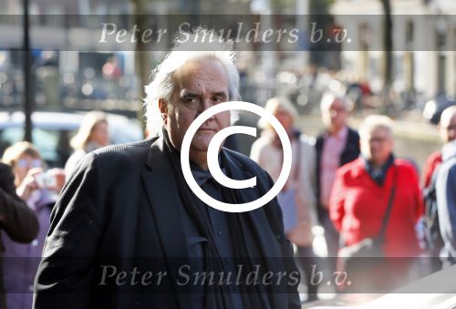 Amsterdam27 oktober 2014
Herdenkingsdienst Seth Gaaikema in de westertoren in Amsterdam. han Pekel met zijn vrouw