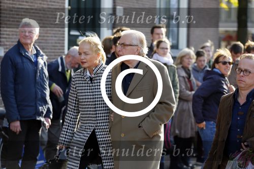 Amsterdam27 oktober 2014
Herdenkingsdienst Seth Gaaikema in de westertoren in Amsterdam. Henk v d Meijden met zijn vrouw Monica v d Meijden