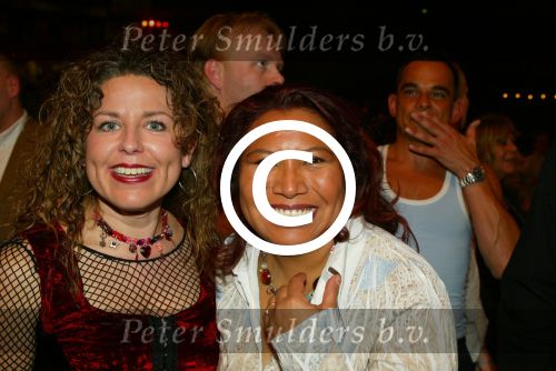Rotterdam 1 maart 2003
Nationale songfestival in ahoy
Maribelle en Justine Pelmelay