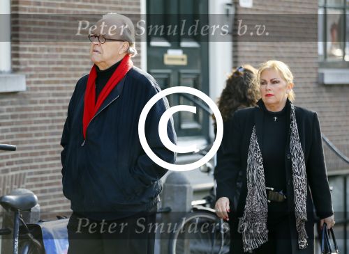 Amsterdam27 oktober 2014
Herdenkingsdienst Seth Gaaikema in de westertoren in Amsterdam. Maurice Hermans met vrouw