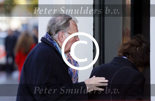 Amsterdam27 oktober 2014
Herdenkingsdienst Seth Gaaikema in de westertoren in Amsterdam.
Huub Oosterhuis met partner