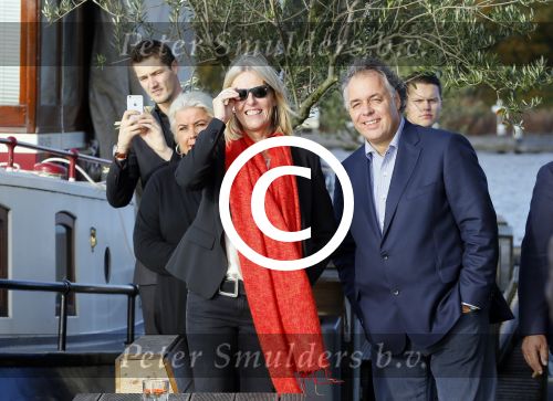 Amsterdam 12 november 2015
Presentatie koffers van de NOC NSF van princess voor Rio 2016 bij restaurant het Bosch.
Aad en Dorien Ouborg