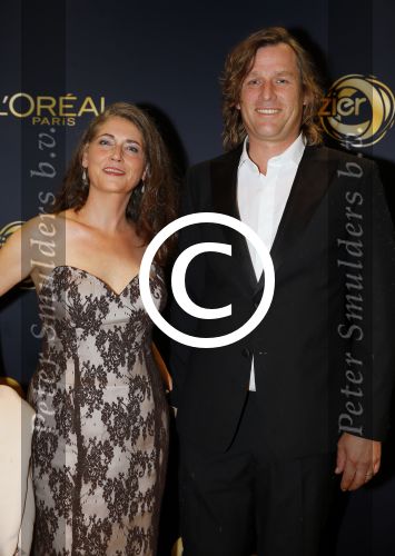 Amsterdam 15 oktober 2015
Uitreiking van de 50e televizierring in carre. Arjan Postma met vrouw