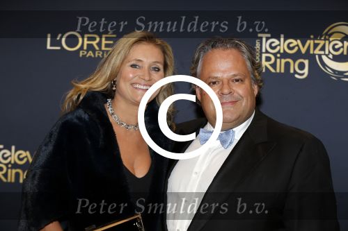 Amsterdam 15 oktober 2015
Uitreiking van de 50e televizierring in carre. Bas van Werven met vrouw
