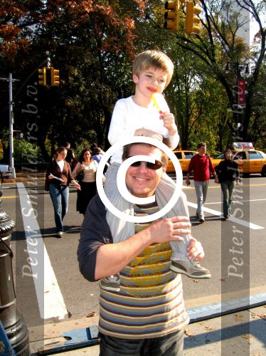 New York, 3 November 2003
Bickel Krabbe, Martijn Krabbe en Amanda Krabbe na de marathon van New York