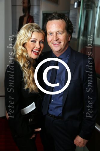 Amsterdam 19 oktober 2015
Premiere fatal atraction in het nieuwe de la mar. Brigitte Nijman met man Robert