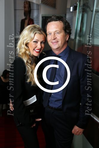 Amsterdam 19 oktober 2015
Premiere fatal atraction in het nieuwe de la mar. Brigitte Nijman met man Robert