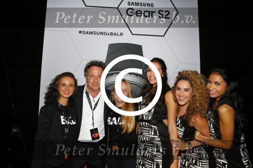 Amsterdam 29 oktober 2015 
Presentatie nieuwe samsung smart watch in samenwerking met BALR. in the harbour club.
Chris Havinga met collega\'s