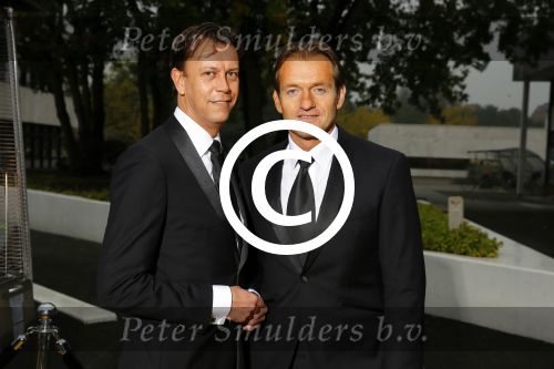Hilversum 18 oktober 2015
Premiere nieuwe show in studio 21 Pandora. Christiaan Looman met vriend