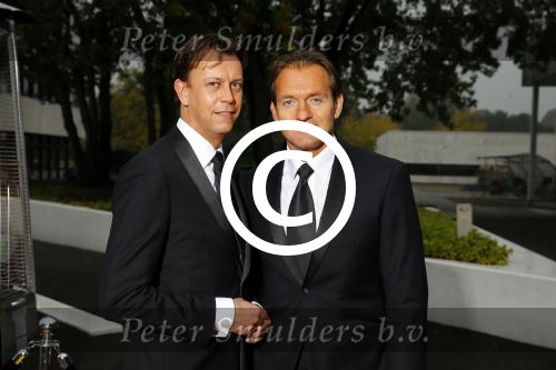 Hilversum 18 oktober 2015
Premiere nieuwe show in studio 21 Pandora. Christiaan Looman met vriend