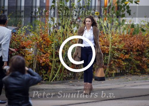Amsterdam 13 november 2015
Christie Bokma de vriendin van Rafael v d Vaart wordt gefotografeerd door Dagmar lap. Christie werkt voor Stella Agency.