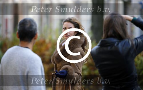 Amsterdam 13 november 2015
Christie Bokma de vriendin van Rafael v d Vaart wordt gefotografeerd door Dagmar lap. Christie werkt voor Stella Agency.