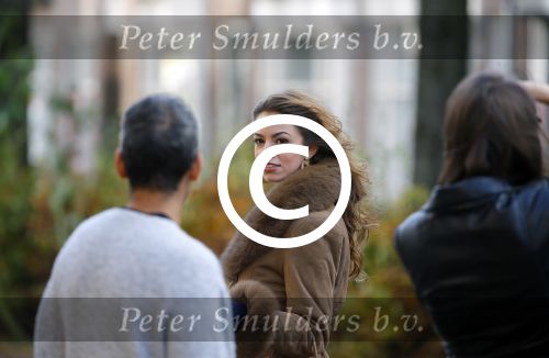 Amsterdam 13 november 2015
Christie Bokma de vriendin van Rafael v d Vaart wordt gefotografeerd door Dagmar lap. Christie werkt voor Stella Agency.