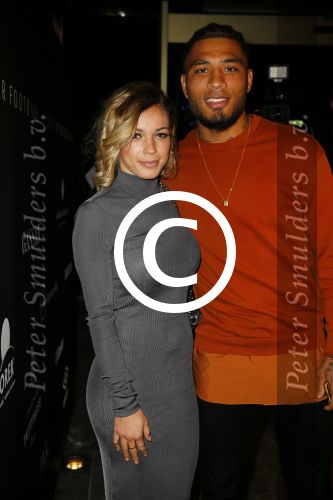 Amsterdam 9 n ovember 2015
Life after football LAF gala in het INK hotel.
 Colin Kazim-Richards met zijn vrouw