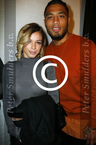 Amsterdam 9 n ovember 2015
Life after football LAF gala in het INK hotel.
 Colin Kazim-Richards met zijn vrouw