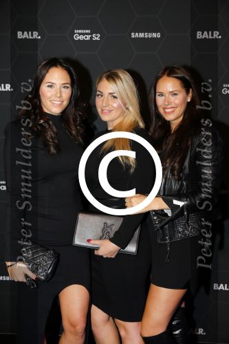 Amsterdam 29 oktober 2015 
Presentatie nieuwe samsung smart watch in samenwerking met BALR. in the harbour club.
Danielle en Maybritt Slof
