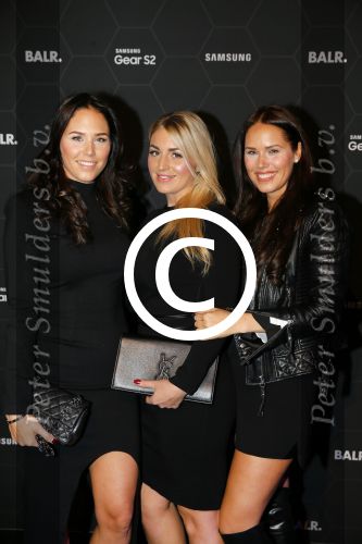 Amsterdam 29 oktober 2015 
Presentatie nieuwe samsung smart watch in samenwerking met BALR. in the harbour club.
Danielle en Maybritt Slof
