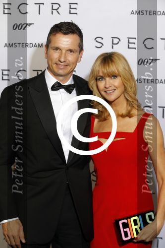 Amsterdam 28 oktober 2015
Premiere James Bond spectre in Tuschinski.
Daphne Deckers en Richard Krajicek