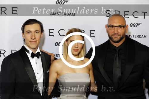 Amsterdam 28 oktober 2015
Premiere James Bond spectre in Tuschinski.
Bond girl Lea Seydoux en Dave Bautiste