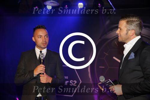 Amsterdam 29 oktober 2015 
Presentatie nieuwe samsung smart watch in samenwerking met BALR. in the harbour club.
Demy de Zeeuw met Winston Gerstanowitz