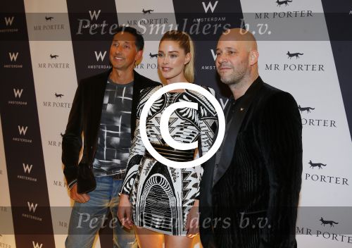 Amsterdam 22 oktober 2015
Opening W hotel in Amsterdam. Doutzen Kroes met directie