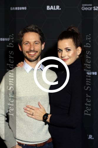 Amsterdam 29 oktober 2015 
Presentatie nieuwe samsung smart watch in samenwerking met BALR. in the harbour club.
Elise Schaap met vriend