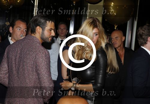 Amsterdam 22 oktober 2015
Opening W hotel in Amsterdam.
Estelle Cruijff met Sotiris Evstratiades