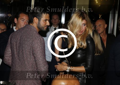 Amsterdam 22 oktober 2015
Opening W hotel in Amsterdam.
Estelle Cruijff met Sotiris Evstratiades