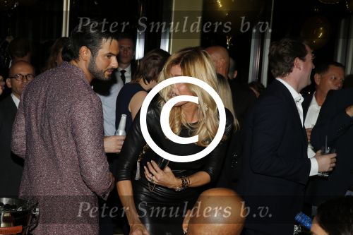 Amsterdam 22 oktober 2015
Opening W hotel in Amsterdam.
Estelle Cruijff met Sotiris Evstratiades