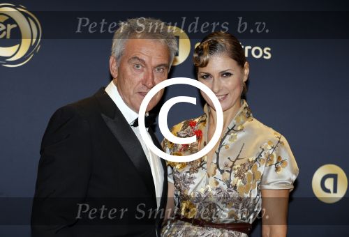 Amsterdam 15 oktober 2015
Uitreiking van de 50e televizierring in carre. Euvgenia Parakhina en partner Jeroen Jorna
