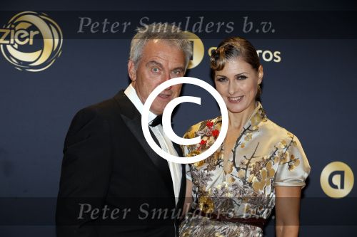 Amsterdam 15 oktober 2015
Uitreiking van de 50e televizierring in carre. Euvgenia Parakhina en partner Jeroen Jorna