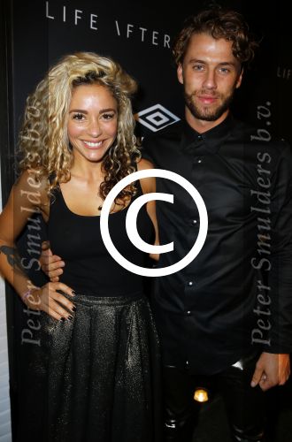 Amsterdam 9 n ovember 2015
Life after football LAF gala in het INK hotel.
Fajah Lourens met vriend en nieuwe tatoo