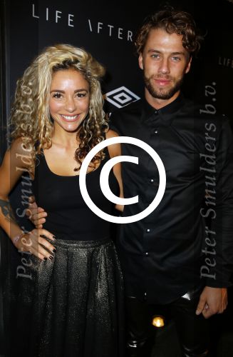Amsterdam 9 n ovember 2015
Life after football LAF gala in het INK hotel.
Fajah Lourens met vriend en nieuwe tatoo