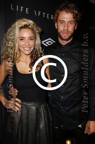 Amsterdam 9 n ovember 2015
Life after football LAF gala in het INK hotel.
Fajah Lourens met vriend en nieuwe tatoo