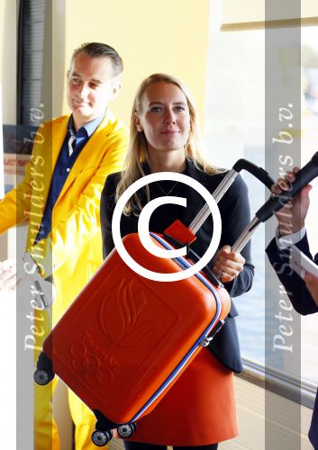 Amsterdam 12 november 2015
Presentatie koffers van de NOC NSF van princess voor Rio 2016 bij restaurant het Bosch. Florentine Ouborg