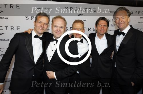 Amsterdam 28 oktober 2015
Premiere James Bond spectre in Tuschinski.
Frits Huffnagel met vrienden