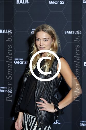 Amsterdam 29 oktober 2015 
Presentatie nieuwe samsung smart watch in samenwerking met BALR. in the harbour club.
Geraldine Kemper