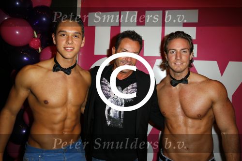 Amsterdam 4 november 2015
 Gerard Joling met PT en Phaedra Hoste bij presentatie gay issue