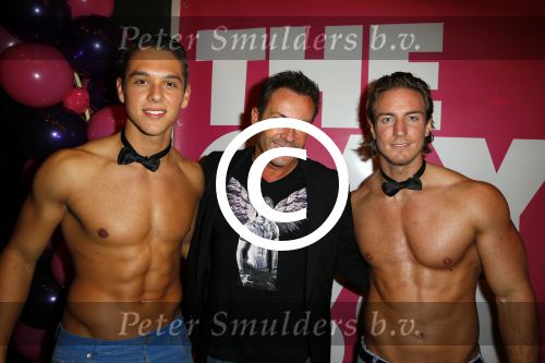 Amsterdam 4 november 2015
 Gerard Joling met PT en Phaedra Hoste bij presentatie gay issue