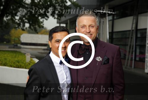Hilversum 18 oktober 2015
Premiere nieuwe show in studio 21 Pandora. Gordon met ex vriend Patrick