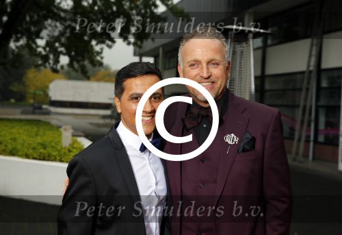 Hilversum 18 oktober 2015
Premiere nieuwe show in studio 21 Pandora. Gordon met ex vriend Patrick