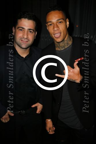 Amsterdam 9 n ovember 2015
Life after football LAF gala in het INK hotel.
Gregory v d Wiel met Hanni Hanna