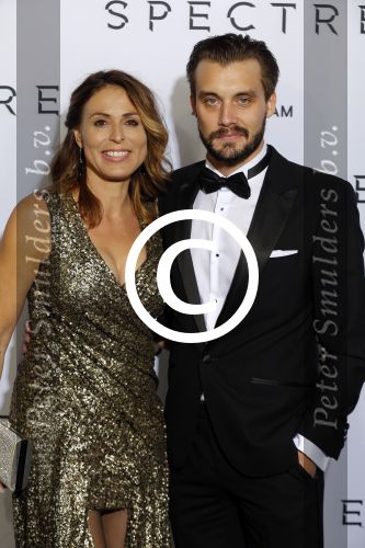 Amsterdam 28 oktober 2015
Premiere James Bond spectre in Tuschinski.
 Heleen van Royen en Bart Meeldijk