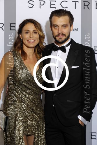 Amsterdam 28 oktober 2015
Premiere James Bond spectre in Tuschinski.
 Heleen van Royen en Bart Meeldijk