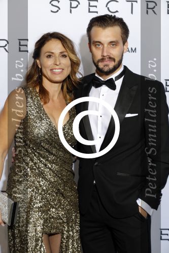 Amsterdam 28 oktober 2015
Premiere James Bond spectre in Tuschinski.
 Heleen van Royen en Bart Meeldijk